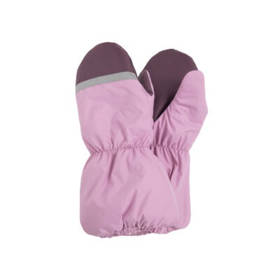 Warm Winter Mittens with Wool Fur Lining