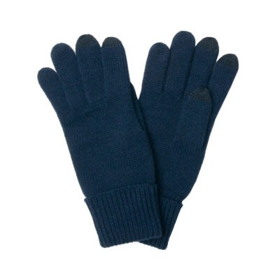 Dark blue smartphone gloves