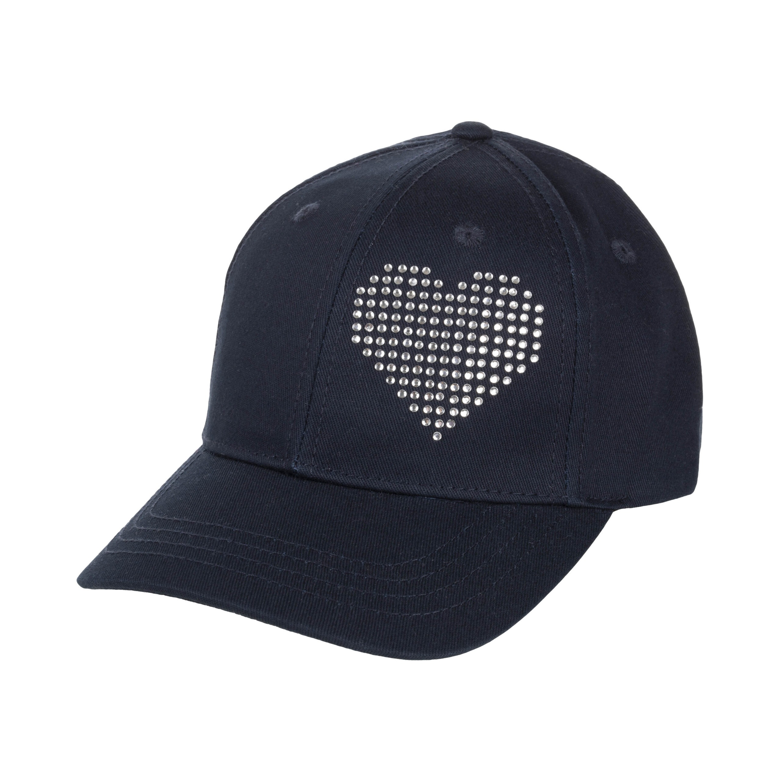 Cotton cap with heart