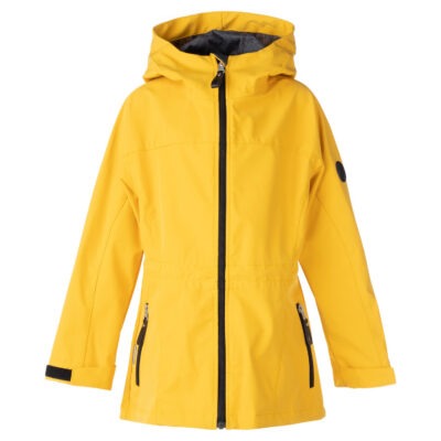 Girls' Merino-Lined Softshell Spring Parka
