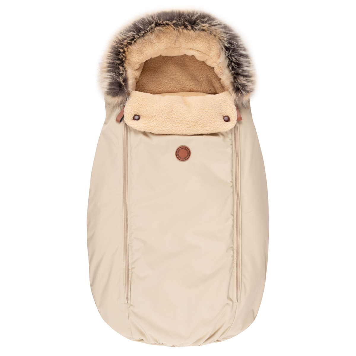 Winter sleeping bag with cotton fur lining - Lenne
