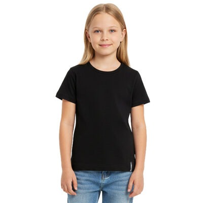 Plain black T-shirt