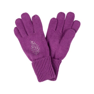 Knitted spring/fall gloves