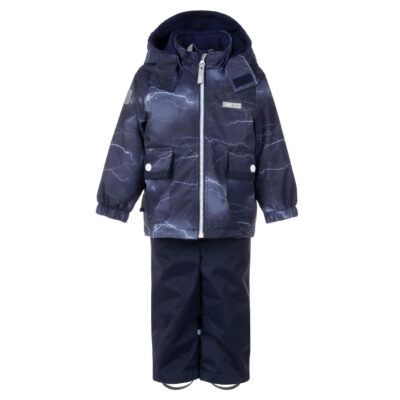 Ilmastikukindel poiste kevadkomplekt helkurkangast