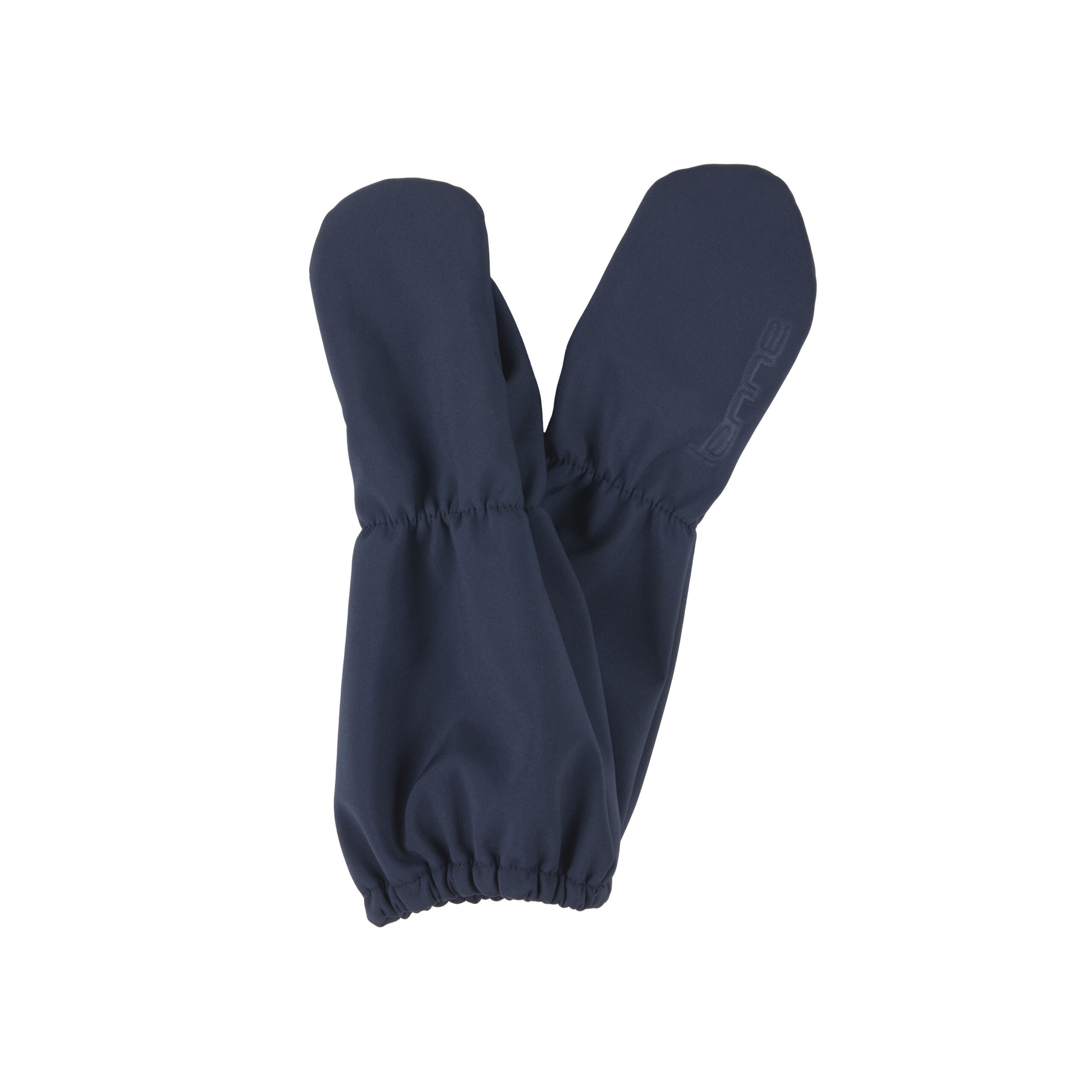 Dark blue softshell spring-autumn gloves