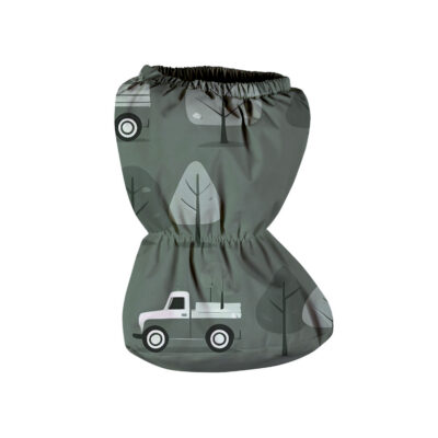 Fur-lined Baby Booties