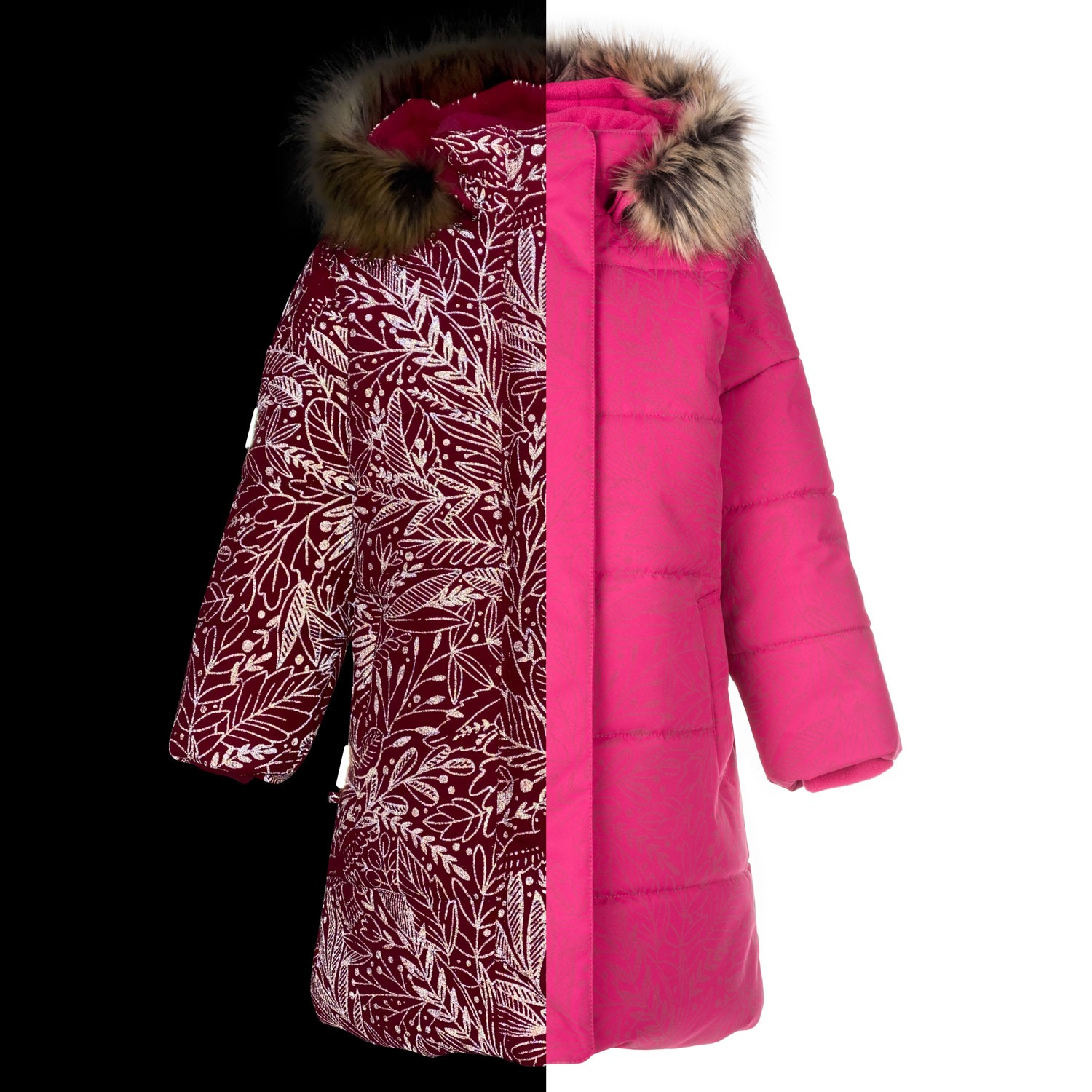 Loose-fit Reflective Winter Coat - Image 2