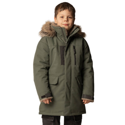 Helkurdetailidega talvemantel