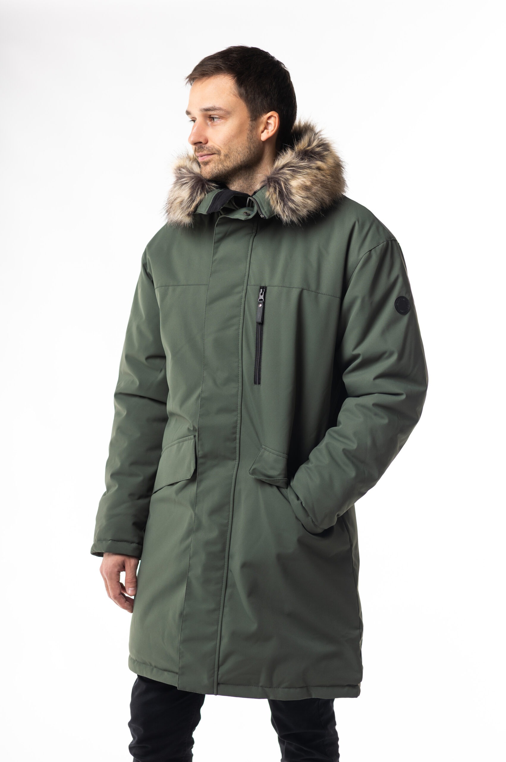 Longer Winter Jacket for Men - Image 2
