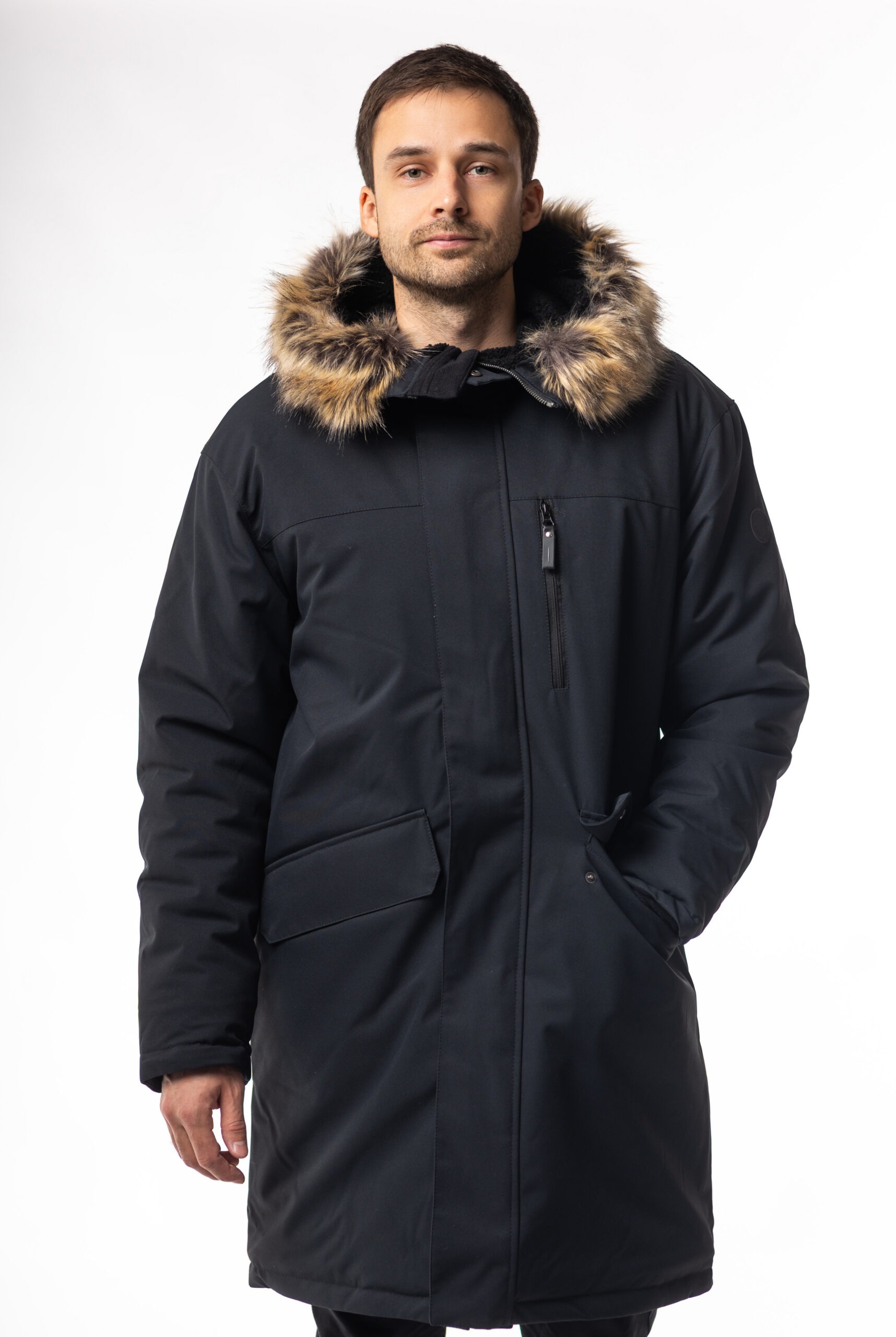 Longer Winter Jacket for Men - Image 2