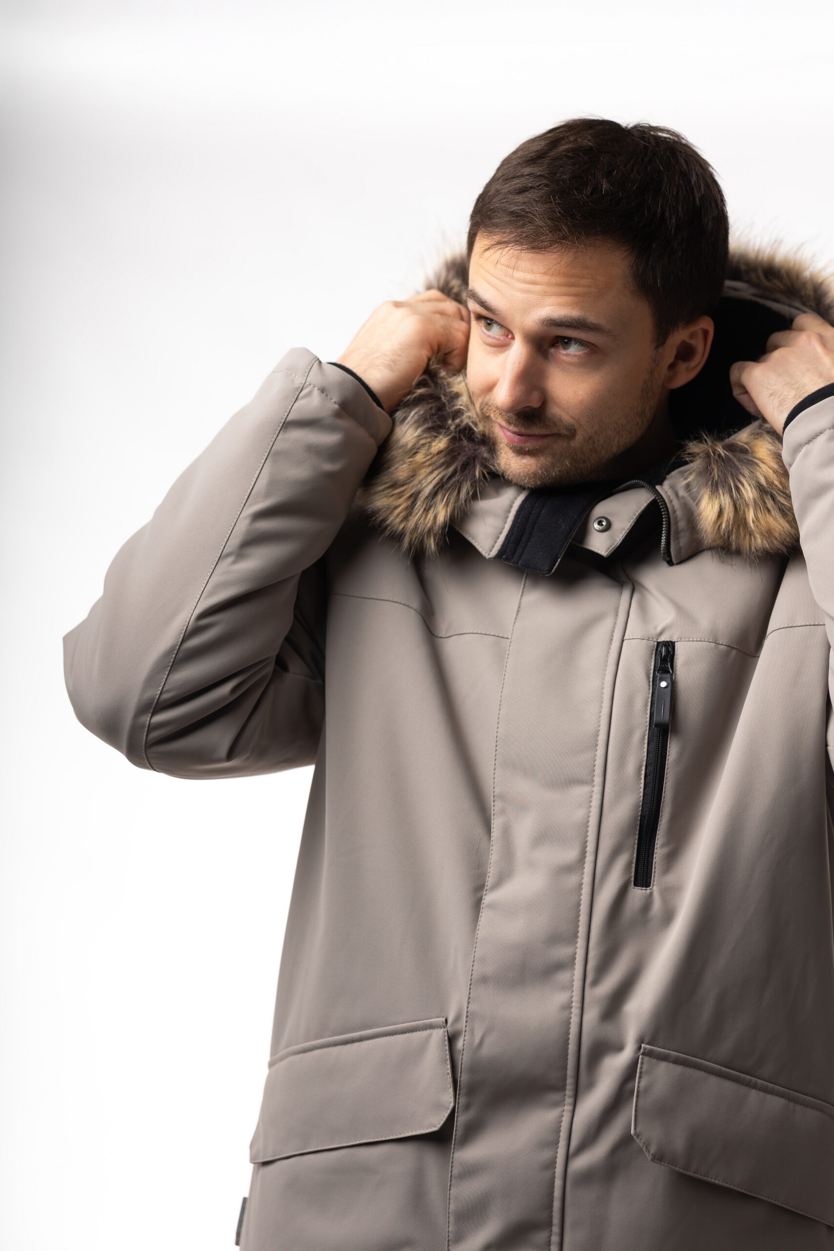 Longer Winter Jacket for Men - Image 5