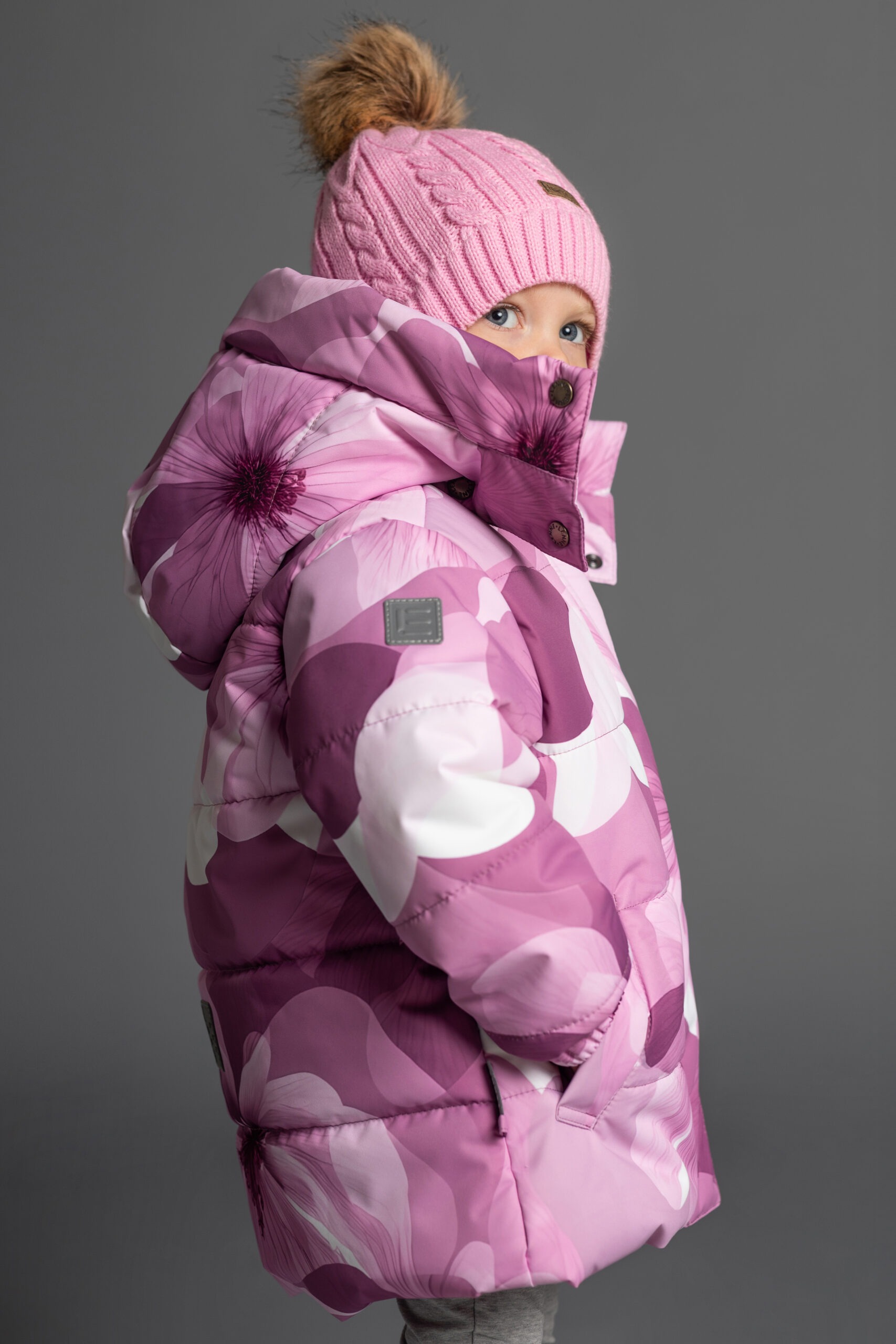 Patterned Winter Jacket - Image 4
