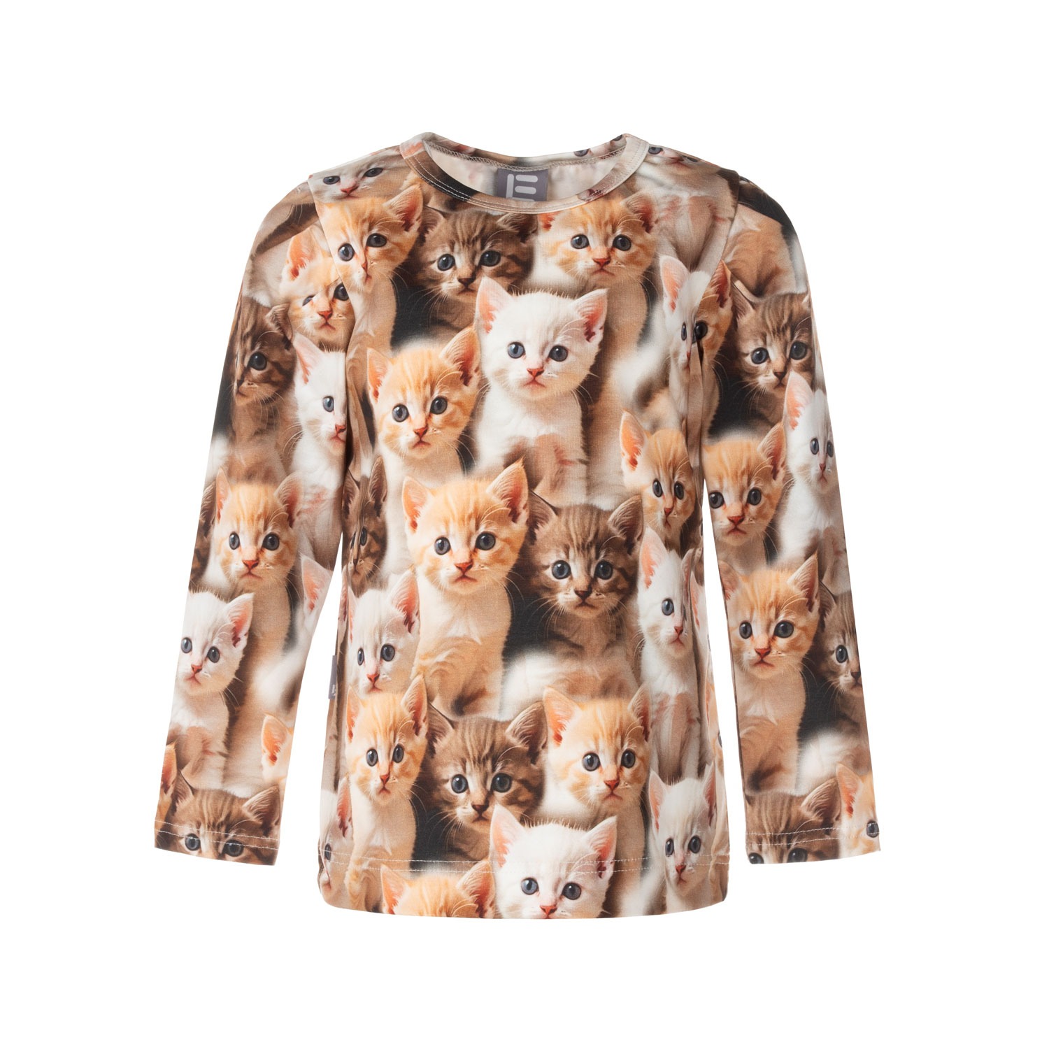 Tüdrukute pikkade varrukatega t-särk