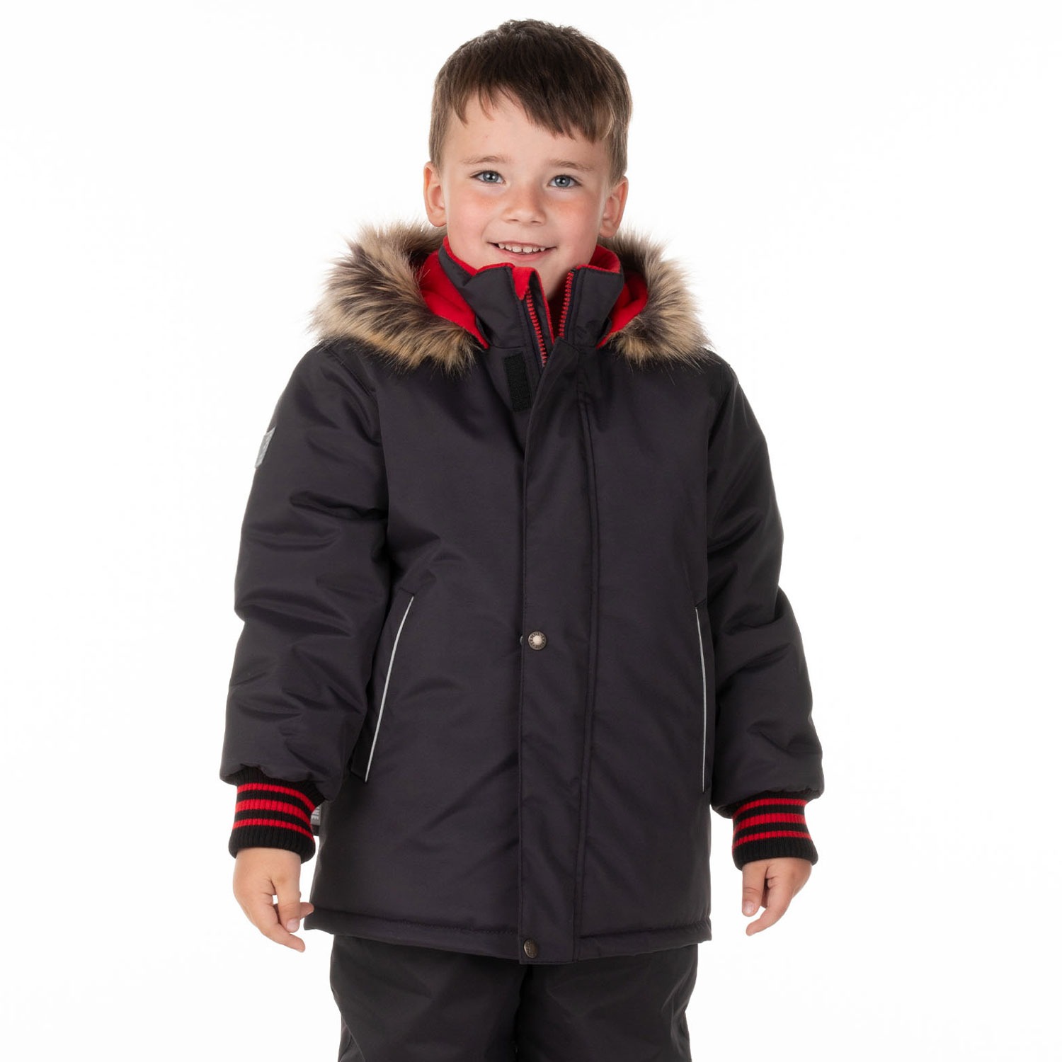 Winter Jacket with Warm Ribbed Cuffs