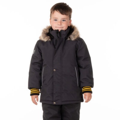 Winter Jacket with Warm Ribbed Cuffs