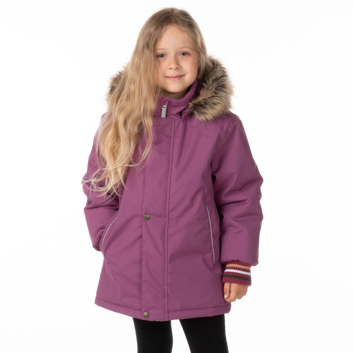 Winter Jacket with Warm Ribbed Cuffs