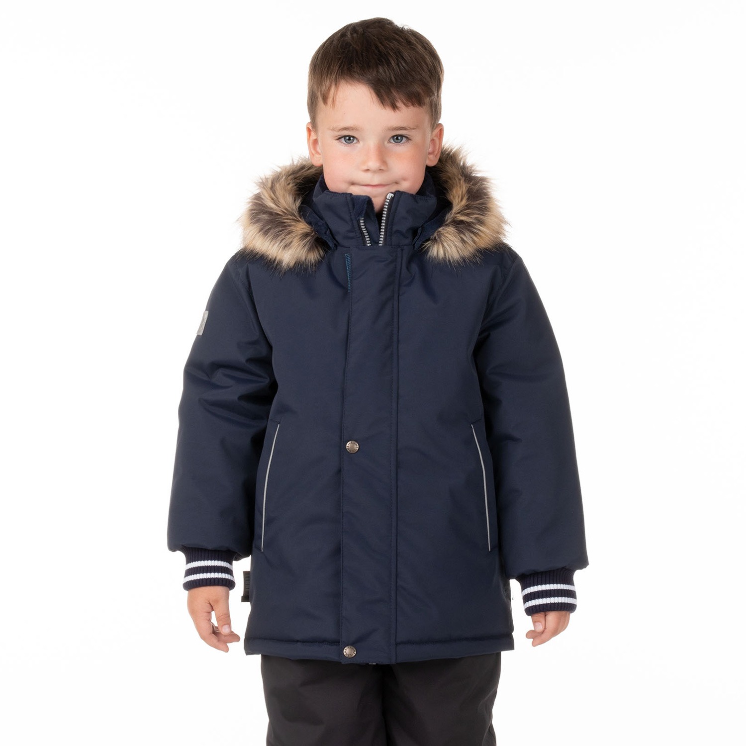 Winter Jacket with Warm Ribbed Cuffs