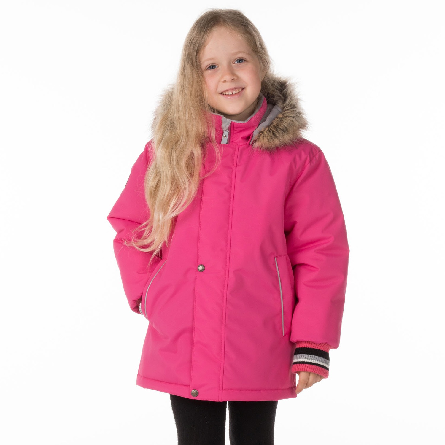 Winter Jacket with Warm Ribbed Cuffs