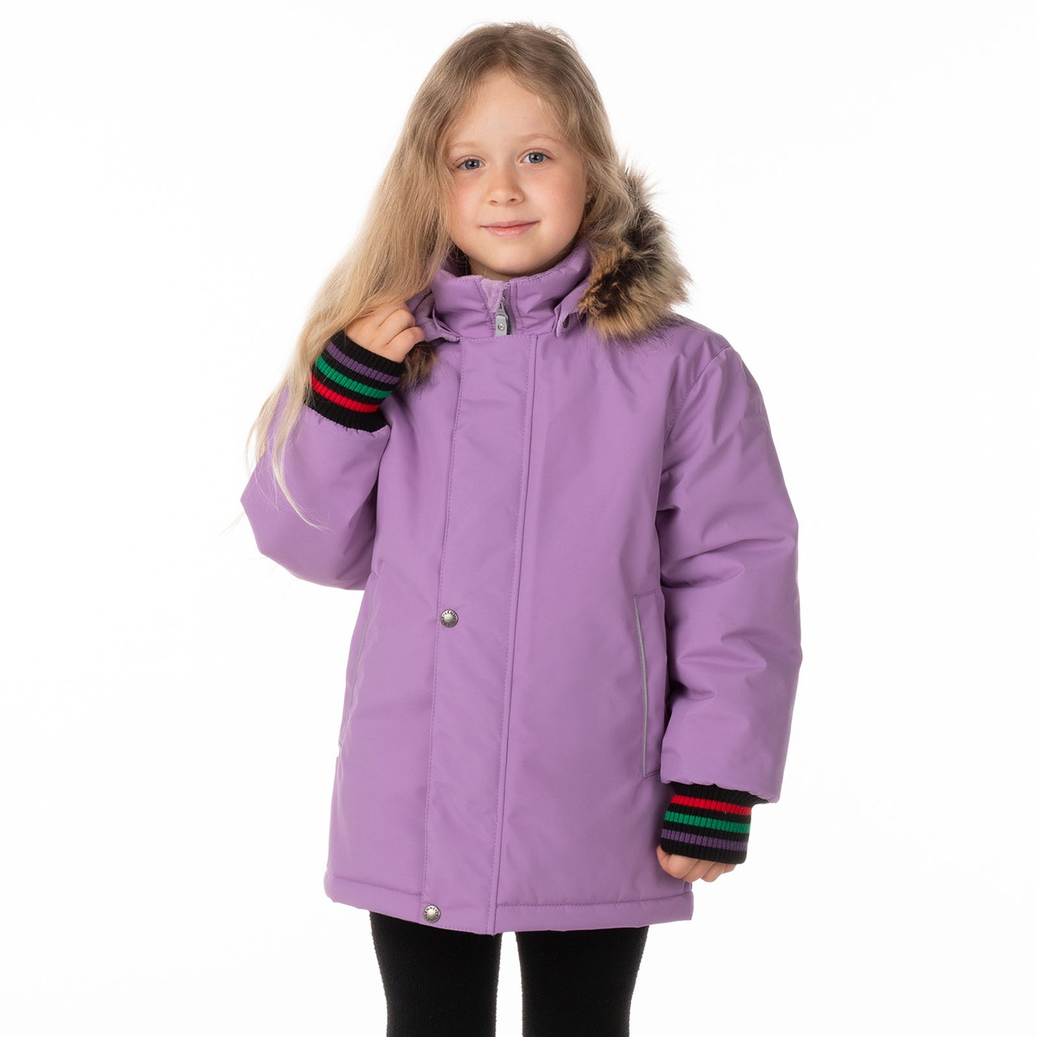 Winter Jacket with Warm Ribbed Cuffs