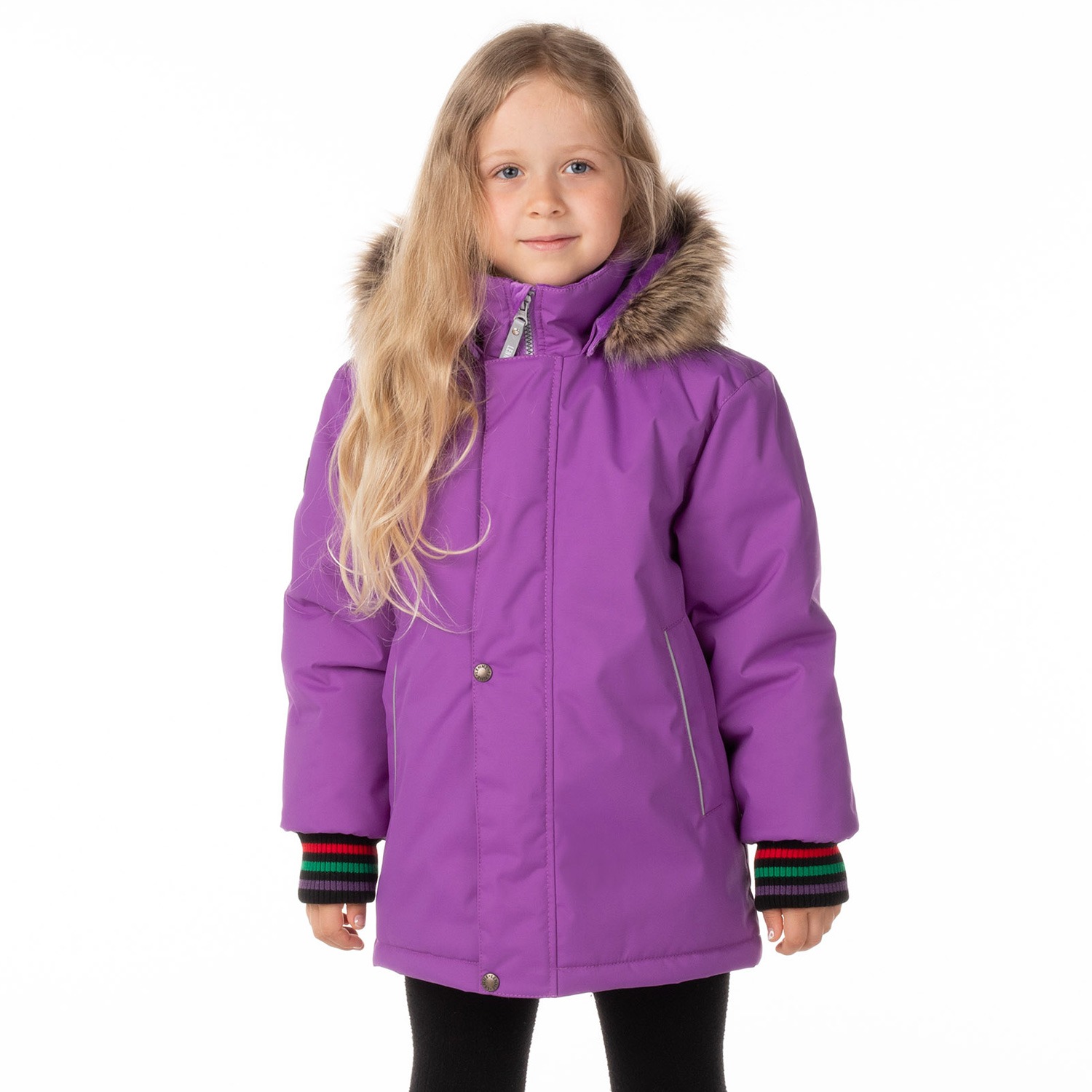 Winter Jacket with Warm Ribbed Cuffs