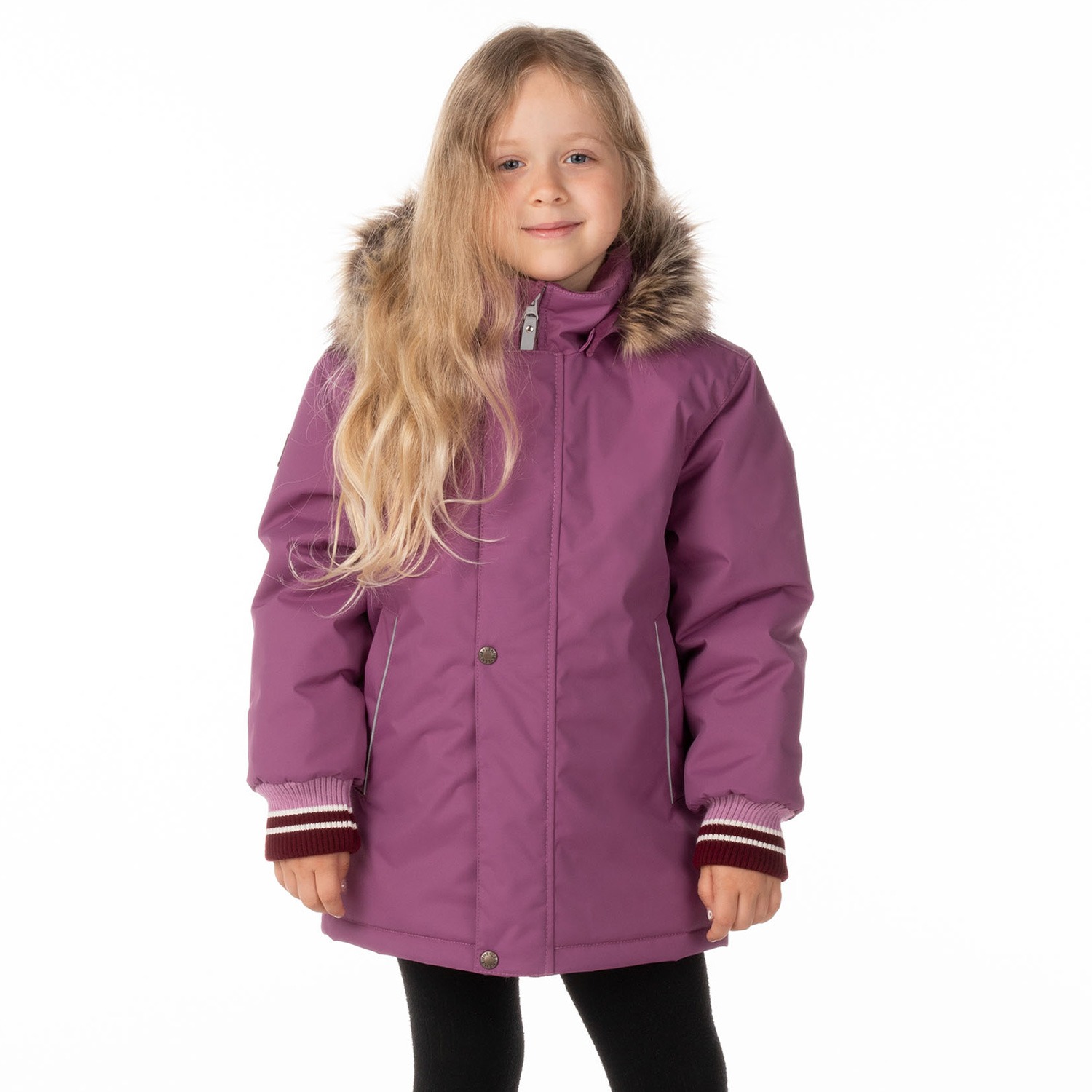 Winter Jacket with Warm Ribbed Cuffs