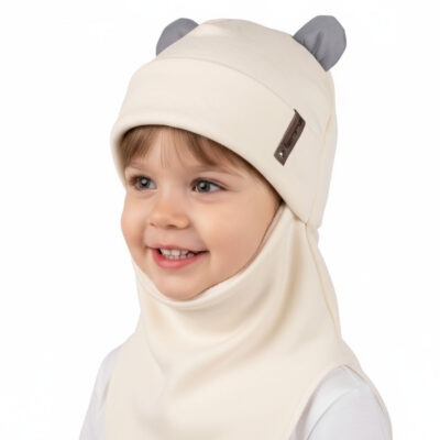 Helkurkõrvadega meriinovillane mask