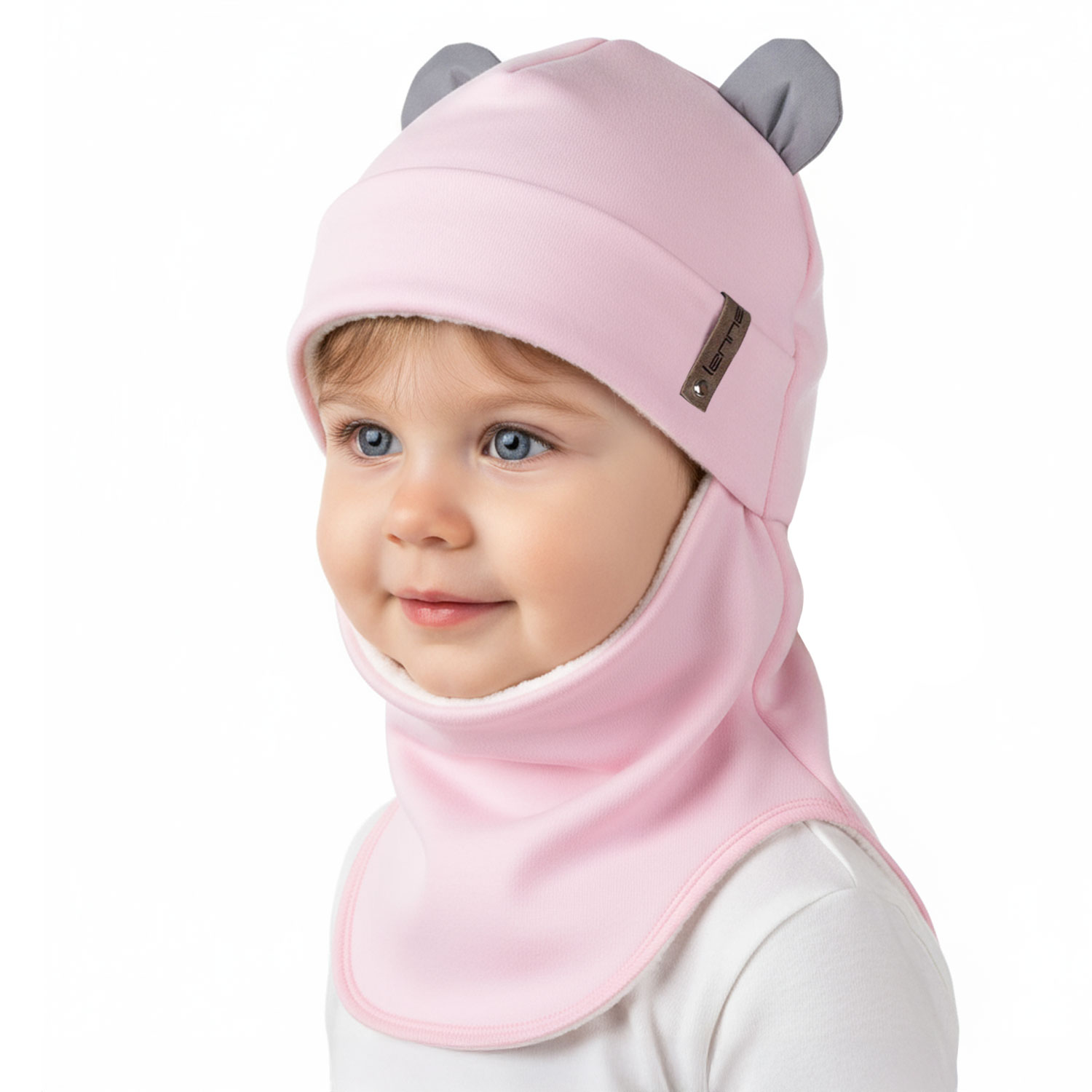 Merino Wool Balaclava with Reflective Ears