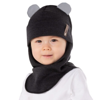 Helkurkõrvadega meriinovillane mask