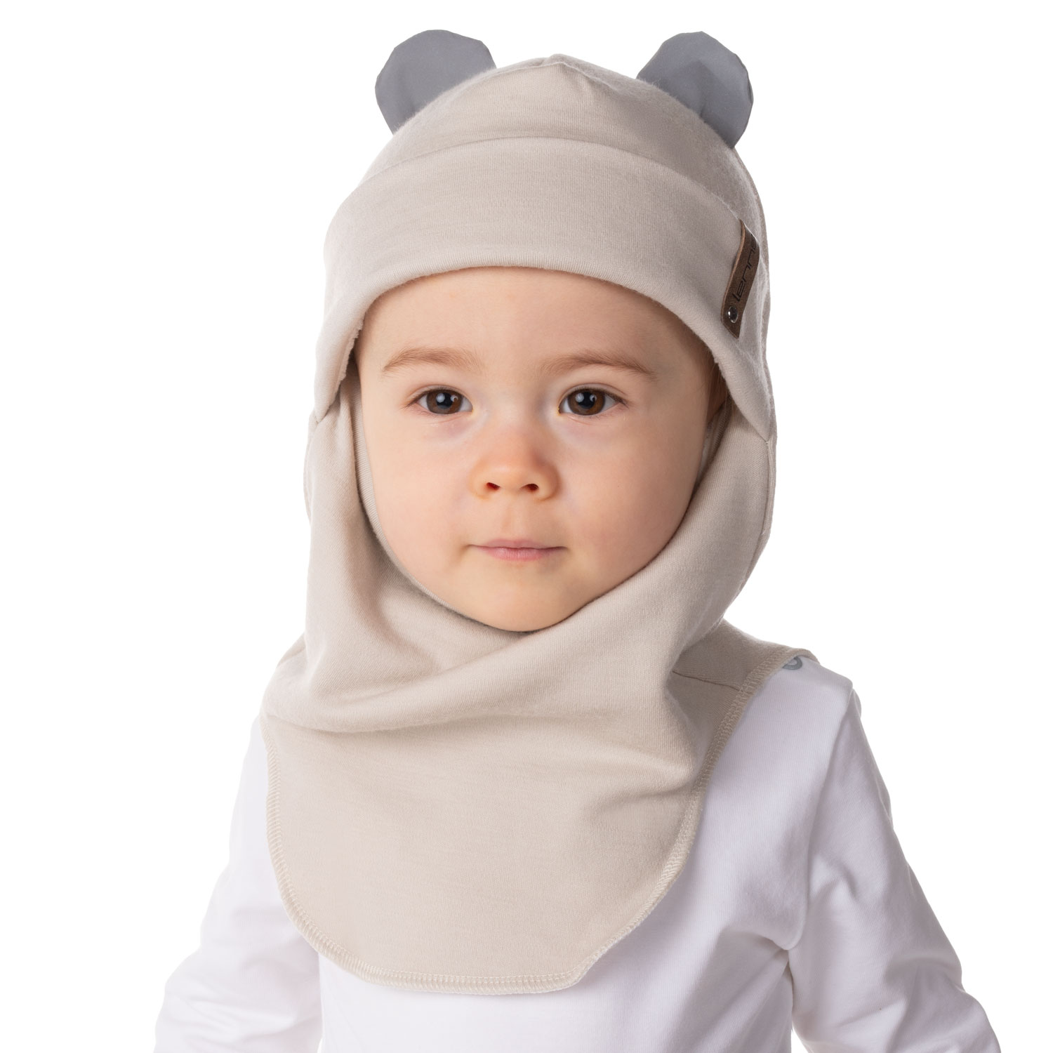 Helkurkõrvadega meriinovillane mask