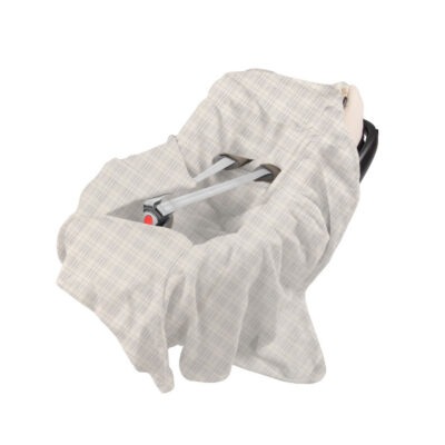 Turvavööavadega kahepoolne beebitekk