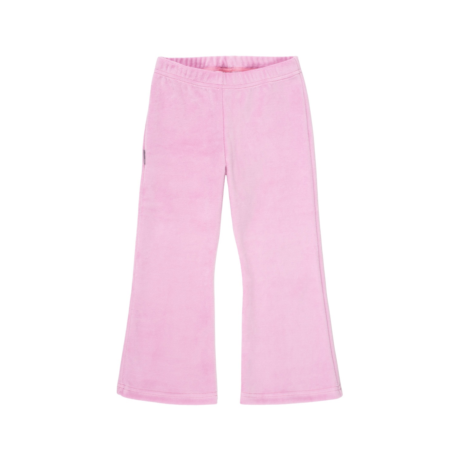 Puuvillasametist flare-lõikega püksid - pilt 2