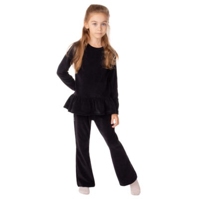 Cotton Velvet Flared Pants