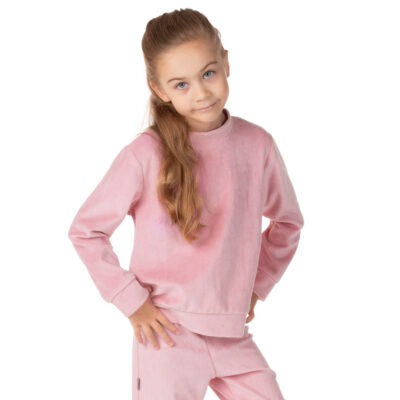 Cotton velour sweatshirt