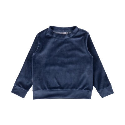 Cotton velour sweatshirt