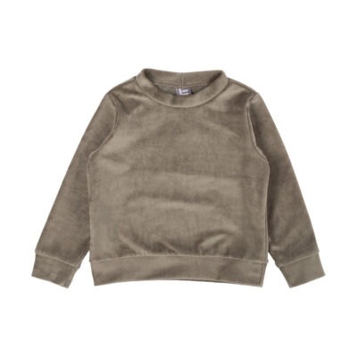 Cotton velour sweatshirt