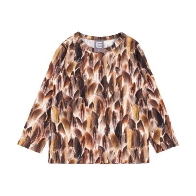 Tüdrukute pikkade varrukatega t-särk