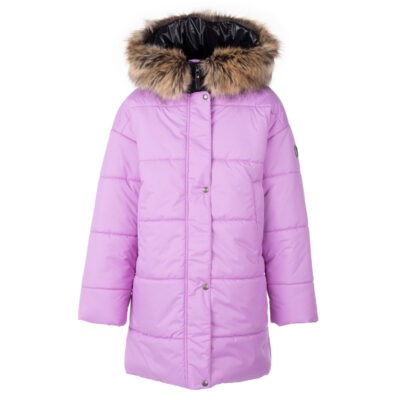 Metalse läikega pikem talvejope