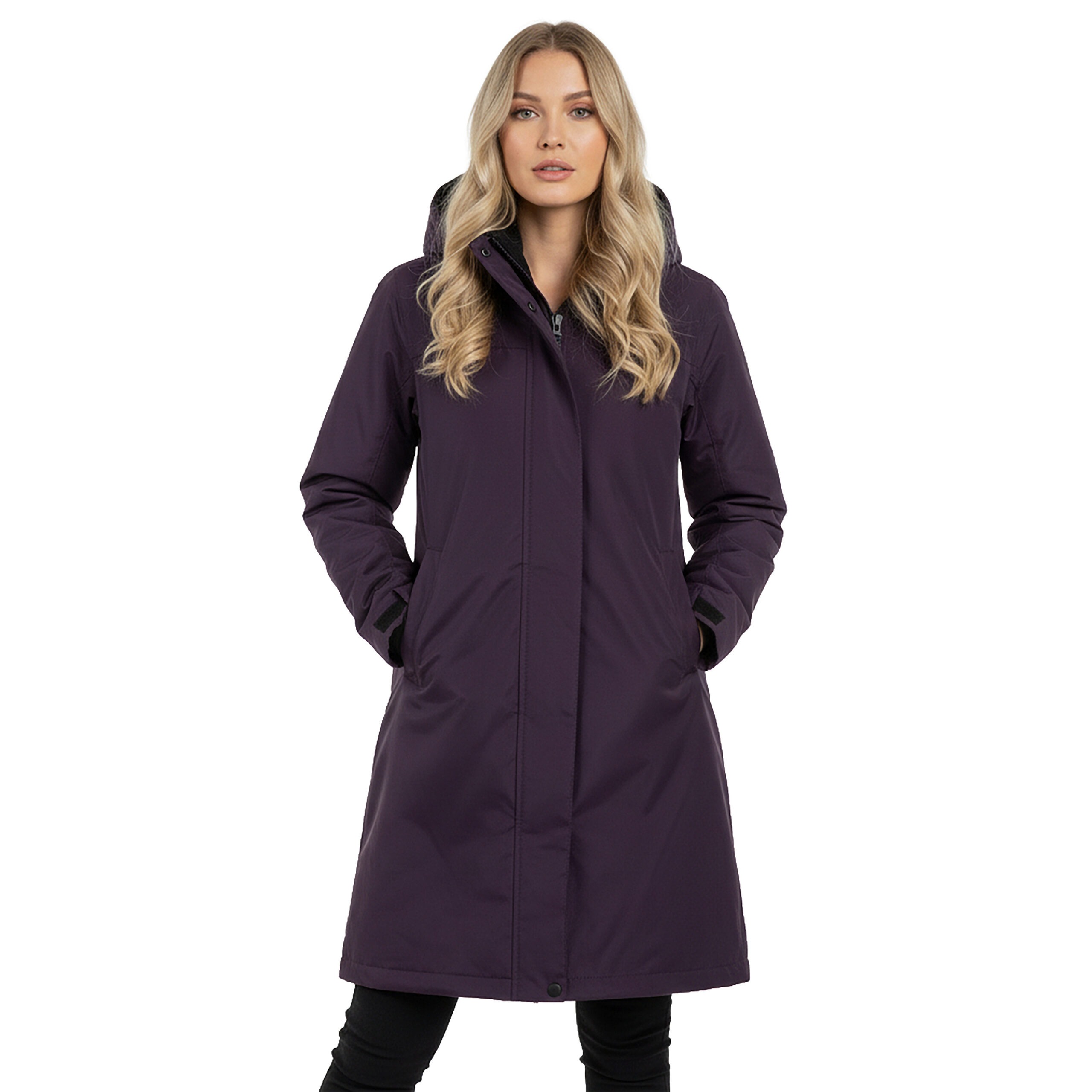 Women's lightweight insulated spring/fall parka