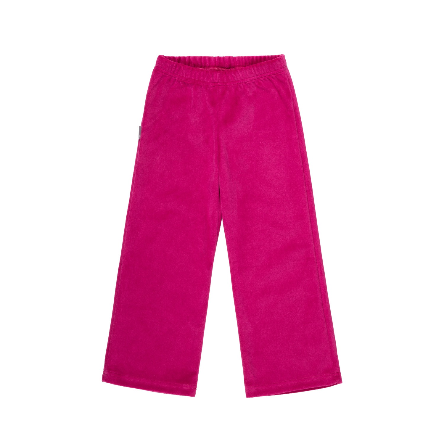 Puuvillasametist sirge lõikega püksid - pilt 2