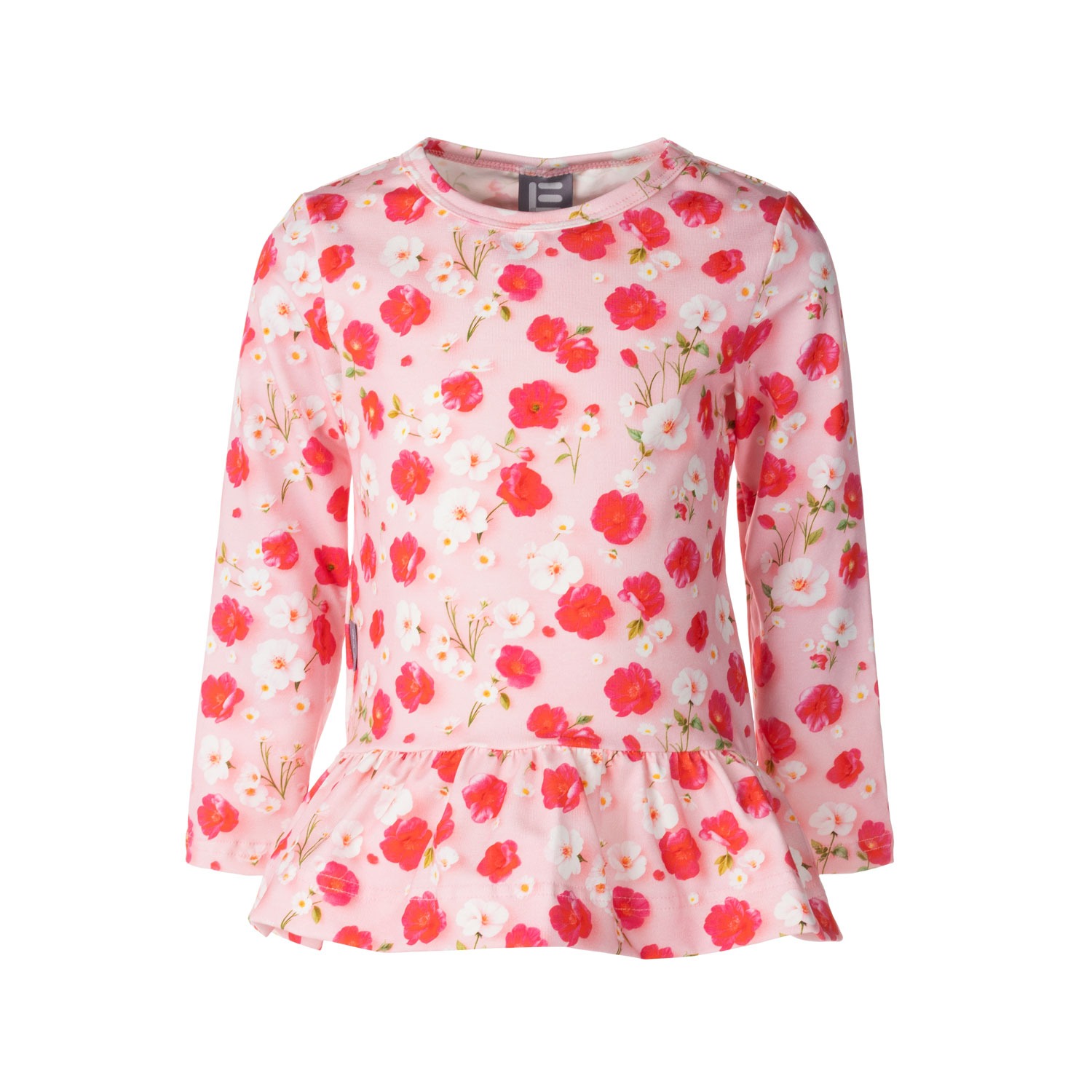 Tüdrukute satsiga pikkade varrukatega särk