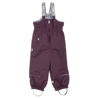 Dark Purple Winter Pants with Elasticated Cuffs