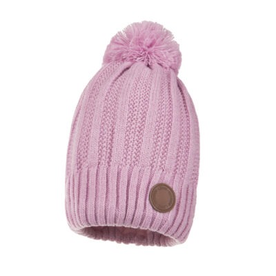 Merino Wool Winter Hat with a Pompom