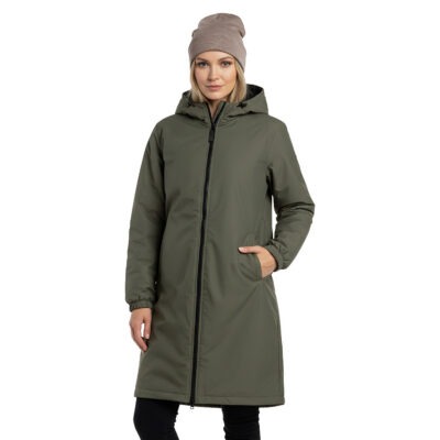Warm women's spring/fall coat