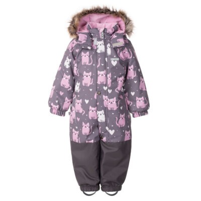Winter snowsuit with double seat insulation