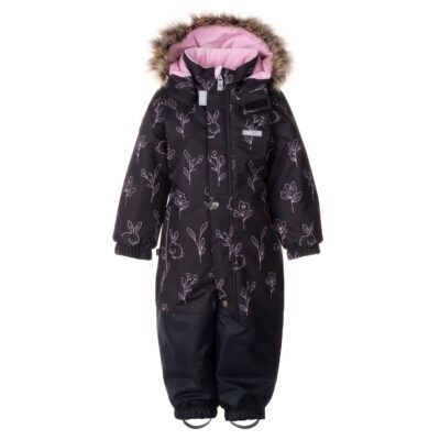 Winter snowsuit with double seat insulation