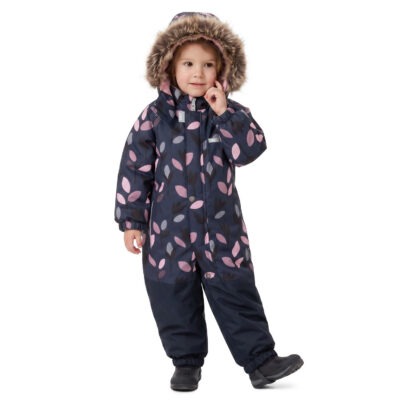Winter snowsuit with double seat insulation