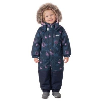 Winter snowsuit with double seat insulation