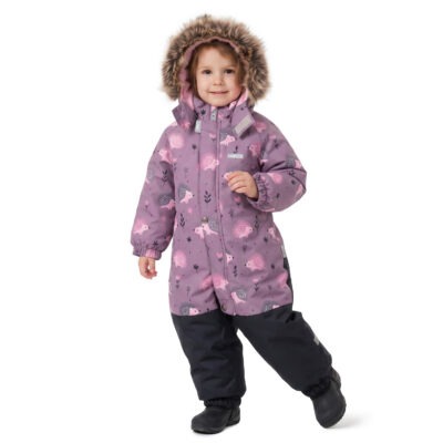 Winter snowsuit with double seat insulation