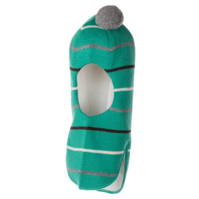 Triibulise mustriga villane talvemask