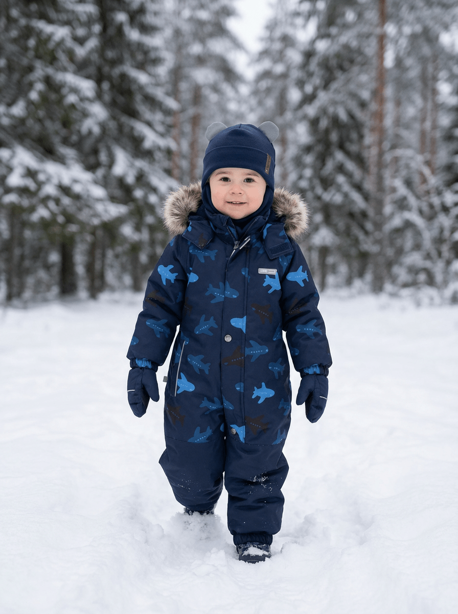 Winter snowsuit with double seat insulation - Image 3